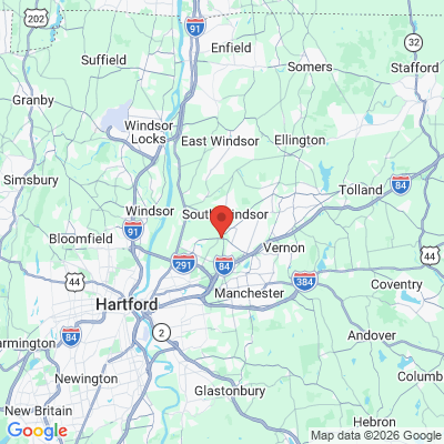 Map to  office in South Windsor, CT