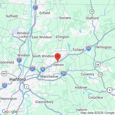 Map to  office in Vernon Rockville, CT