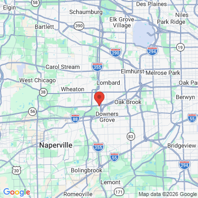 Map to  office in Downers Grove, IL