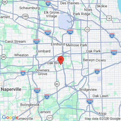 Map to  office in Oak Brook, IL