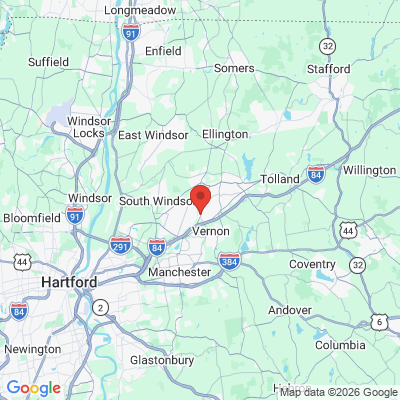 Map to  office in Vernon Rockville, CT