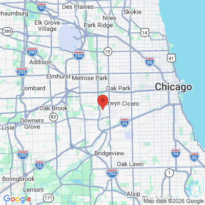 Map to  office in North Riverside, IL