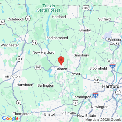 Map to  office in Canton, CT