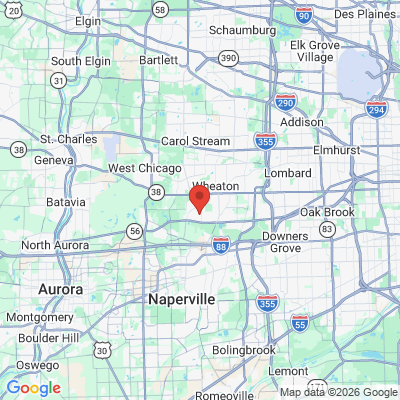 Map to  office in Wheaton, IL