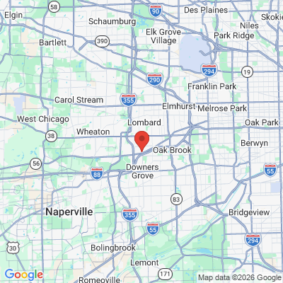 Map to  office in Lombard, IL