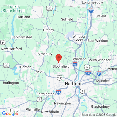 Map to  office in Bloomfield, CT