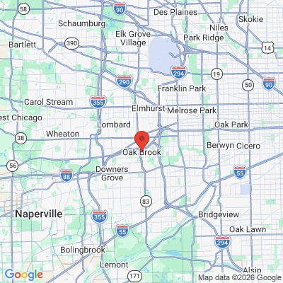 Map to  office in Oak Brook, IL
