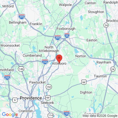 Map to  office in Attleboro, MA