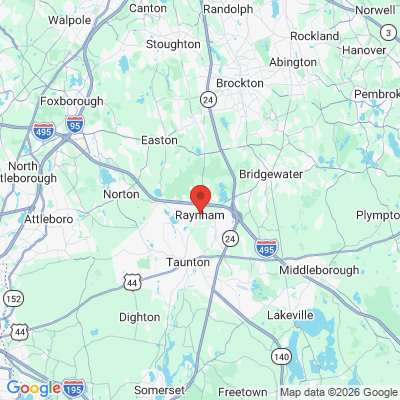 Map to  office in Raynham, MA