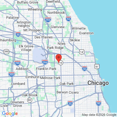 Map to  office in Chicago, IL