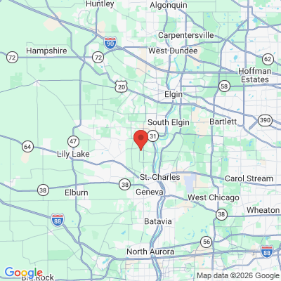 Map to  office in Saint Charles, IL