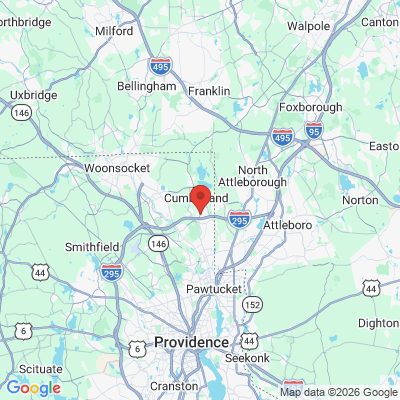 Map to  office in Cumberland, RI