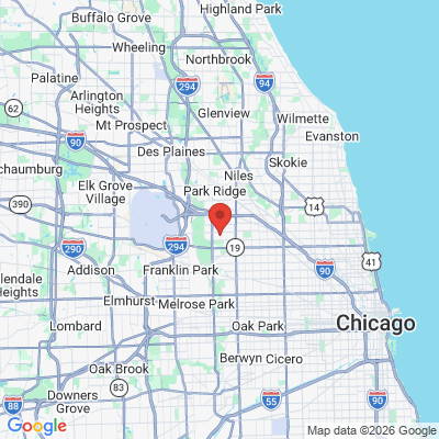 Map to  office in Norridge, IL