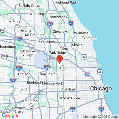 Map to  office in Norridge, IL