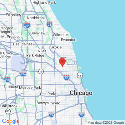 Map to Dental 360 - Kimball office in Chicago, IL