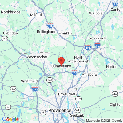 Map to  office in Cumberland, RI