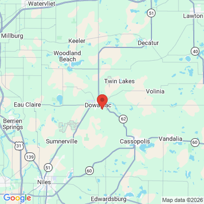 Map to  office in Dowagiac, MI