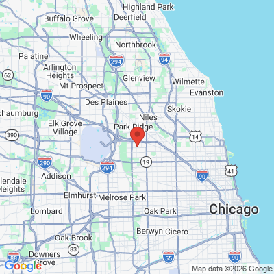 Map to  office in Norridge, IL