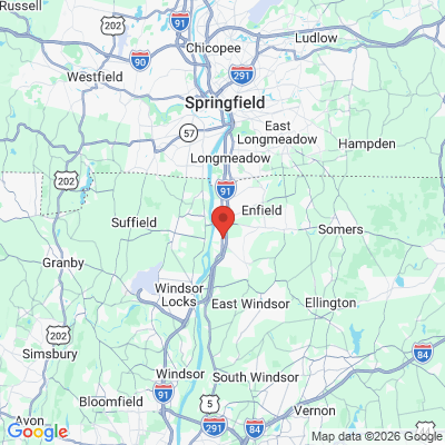 Map to  office in Enfield, CT