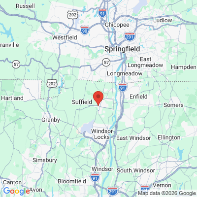 Map to  office in Suffield, CT