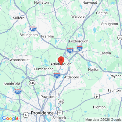 Map to  office in North Attleboro, MA