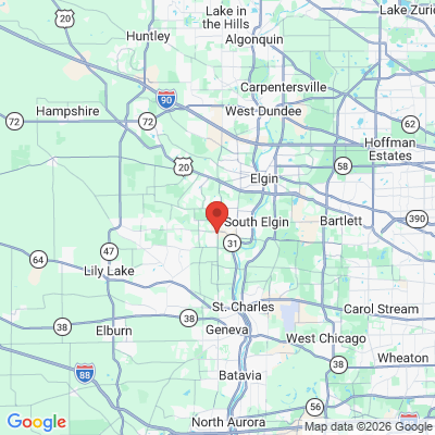 Map to  office in South Elgin, IL