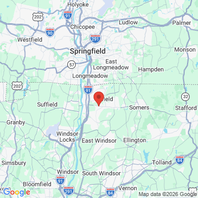 Map to  office in Enfield, CT