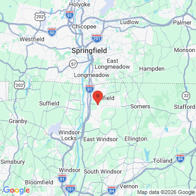 Map to  office in Enfield, CT