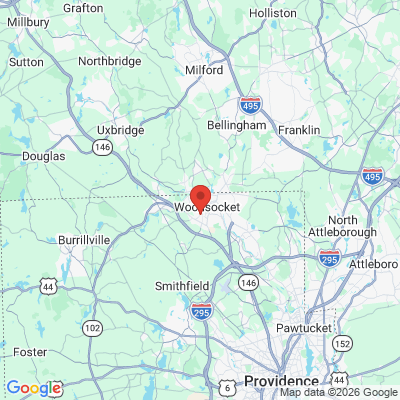 Map to  office in Woonsocket, RI