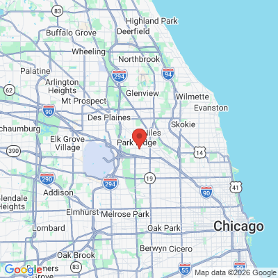 Map to  office in Park Ridge, IL