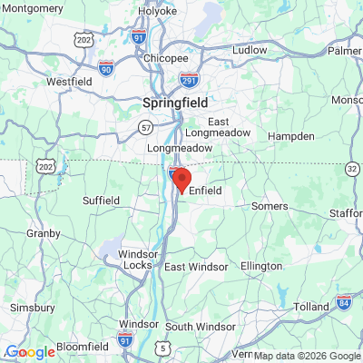 Map to  office in Enfield, CT