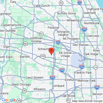 Map to  office in Elk Grove Village, IL