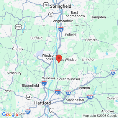 Map to  office in East Windsor, CT