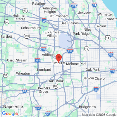 Map to  office in Elmhurst, IL