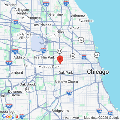 Map to  office in Oak Park, IL