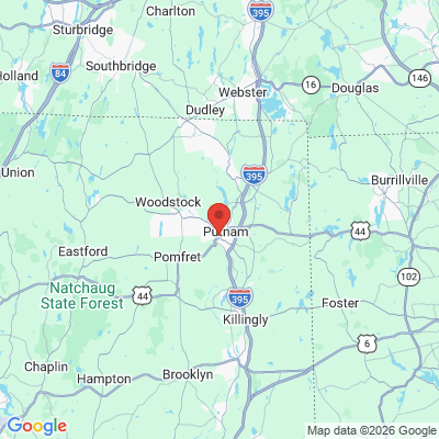 Map to  office in Putnam, CT