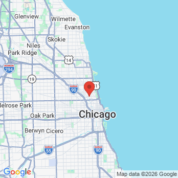 Map to Dentologie - Lincoln Park office in Chicago, IL