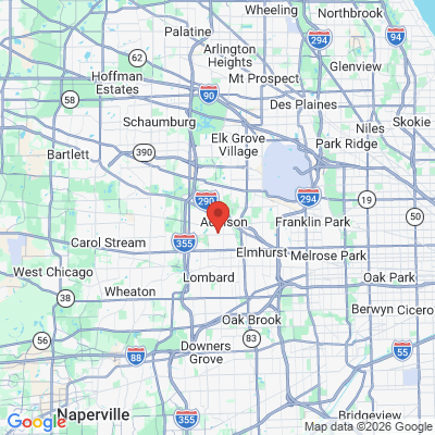 Map to  office in Addison, IL