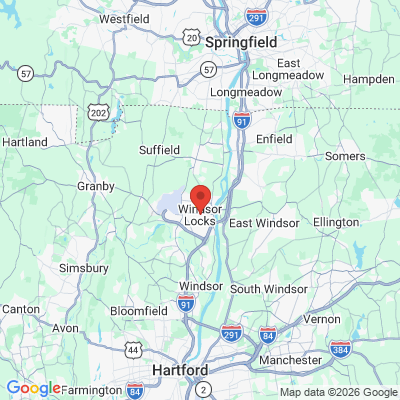 Map to  office in Windsor Locks, CT