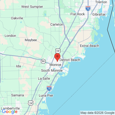 Map to  office in Monroe, MI