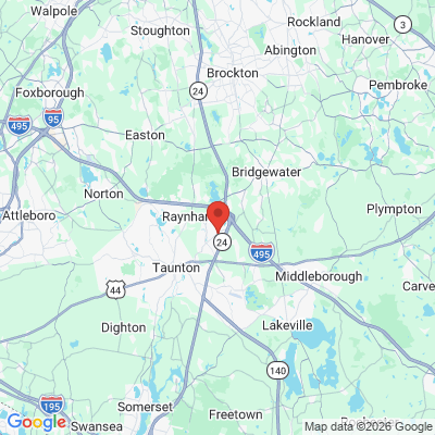 Map to  office in Raynham Center, MA