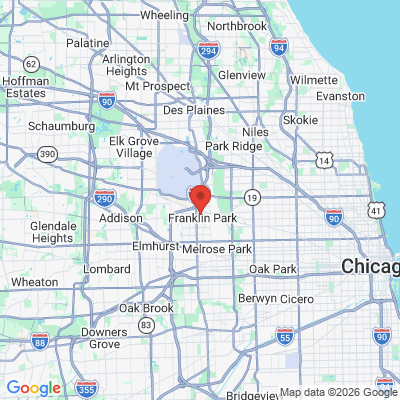Map to  office in Franklin Park, IL