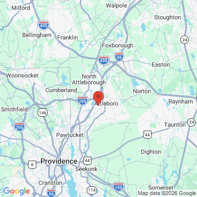 Map to  office in Attleboro, MA
