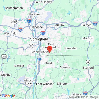 Map to  office in East Longmeadow, MA