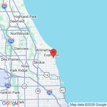 Map to Behles Family Dental Care, LLC office in Evanston, IL