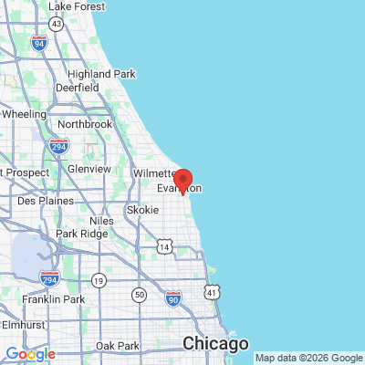 Map to  office in Evanston, IL