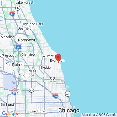 Map to  office in Evanston, IL