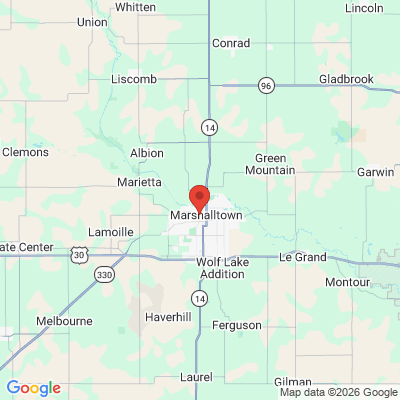 Map to  office in Marshalltown, IA