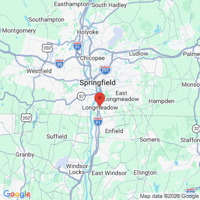 Map to  office in Longmeadow, MA