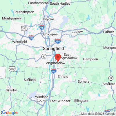 Map to  office in Longmeadow, MA
